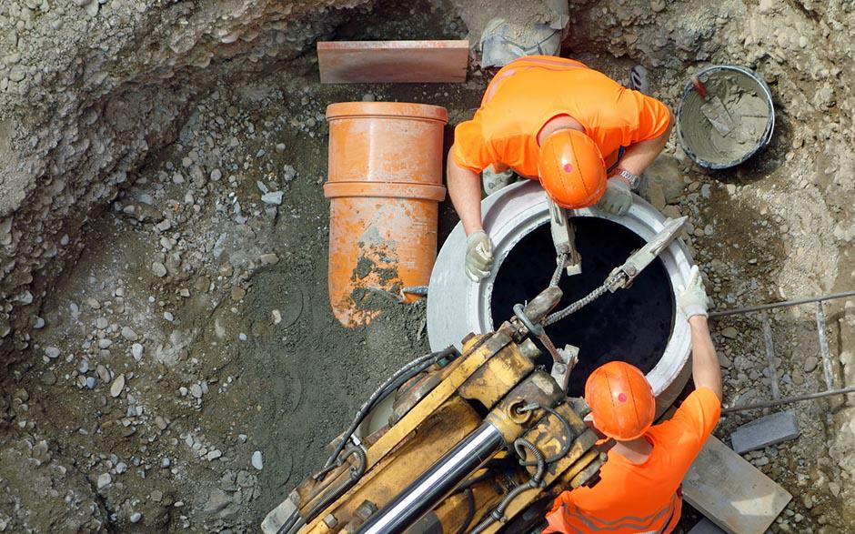 travaux assainissement prix Cergy